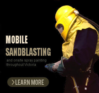 onsite sandblasting - mobile sandblasters Melbourne